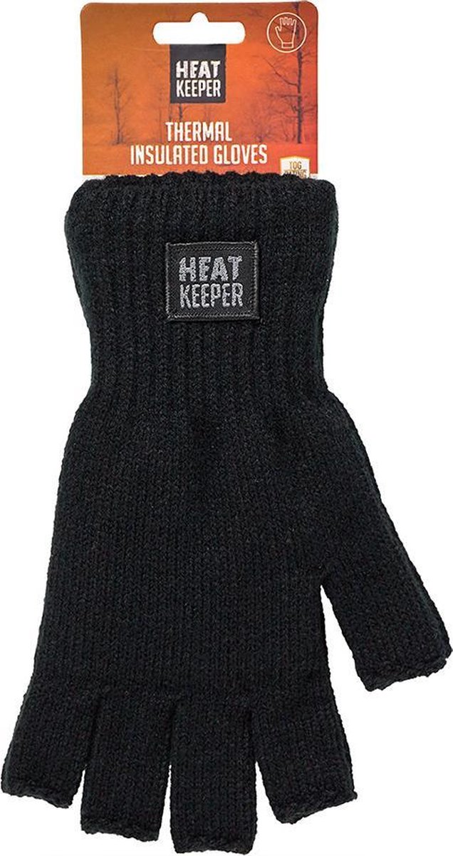 Historicus Vlek Hoeveelheid van Heatkeeper – vinger loze handschoen – zwart | Buiter Roden