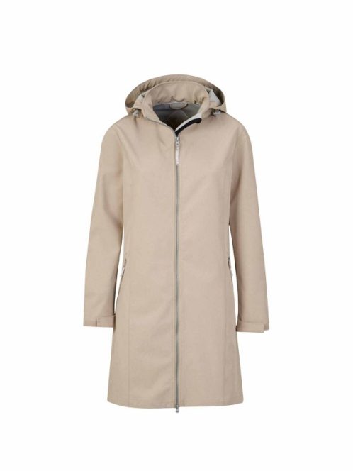 Charlotta - damesparka - winddicht - beige