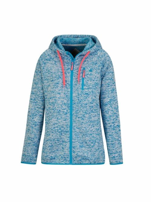 Norella - gebreid damesvest - blauw