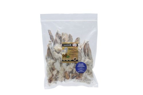BZ - konijnenoren met haar - 300gram